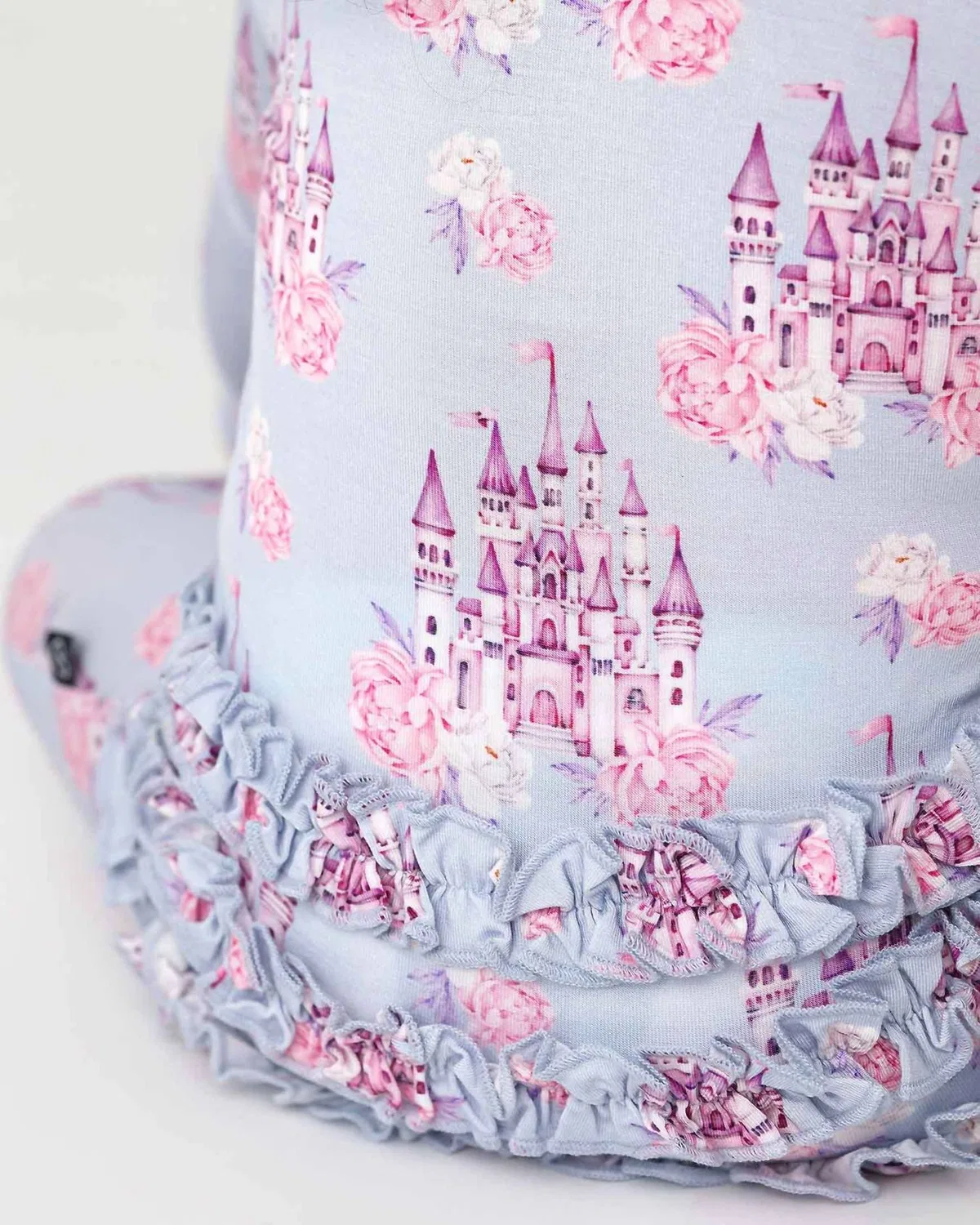 Детский боди-комбинезон с рюшами на молнии Jules Ruffled Zippered Footies Lev Baby, Lavender — фото 3