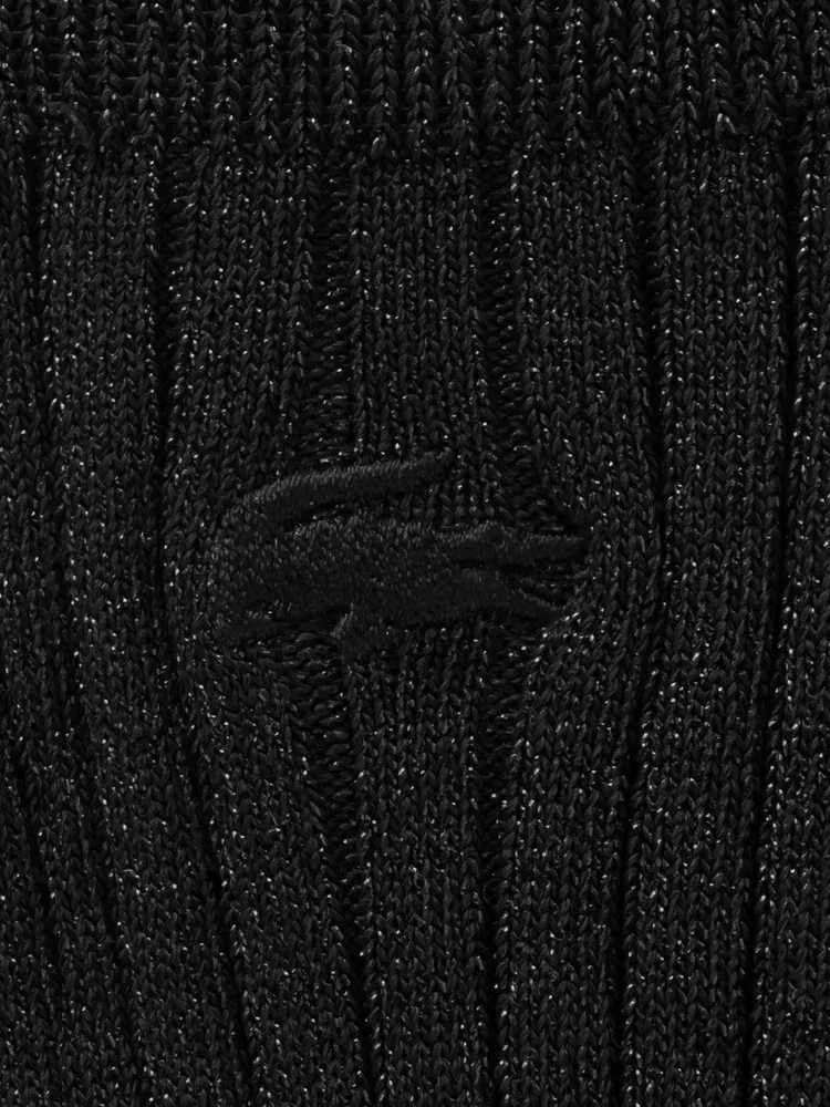 Носки LACOSTE Glitter, Black — фото 2