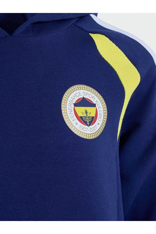 Детское худи с цветовой блокировкой для девочек Fenerbahçe, Navy Blue — фото 4