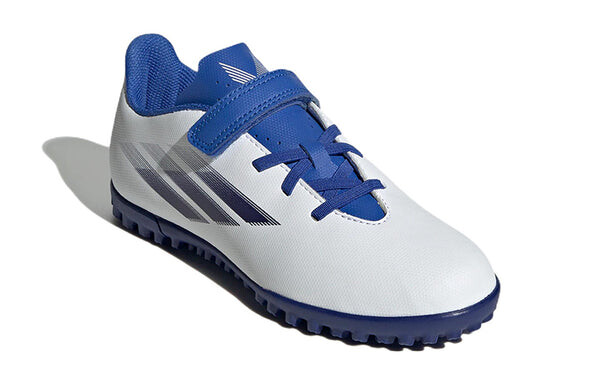 Кроссовки adidas X Speedflow.4 H&l TF Turf K 'White Blue', белый — фото 3