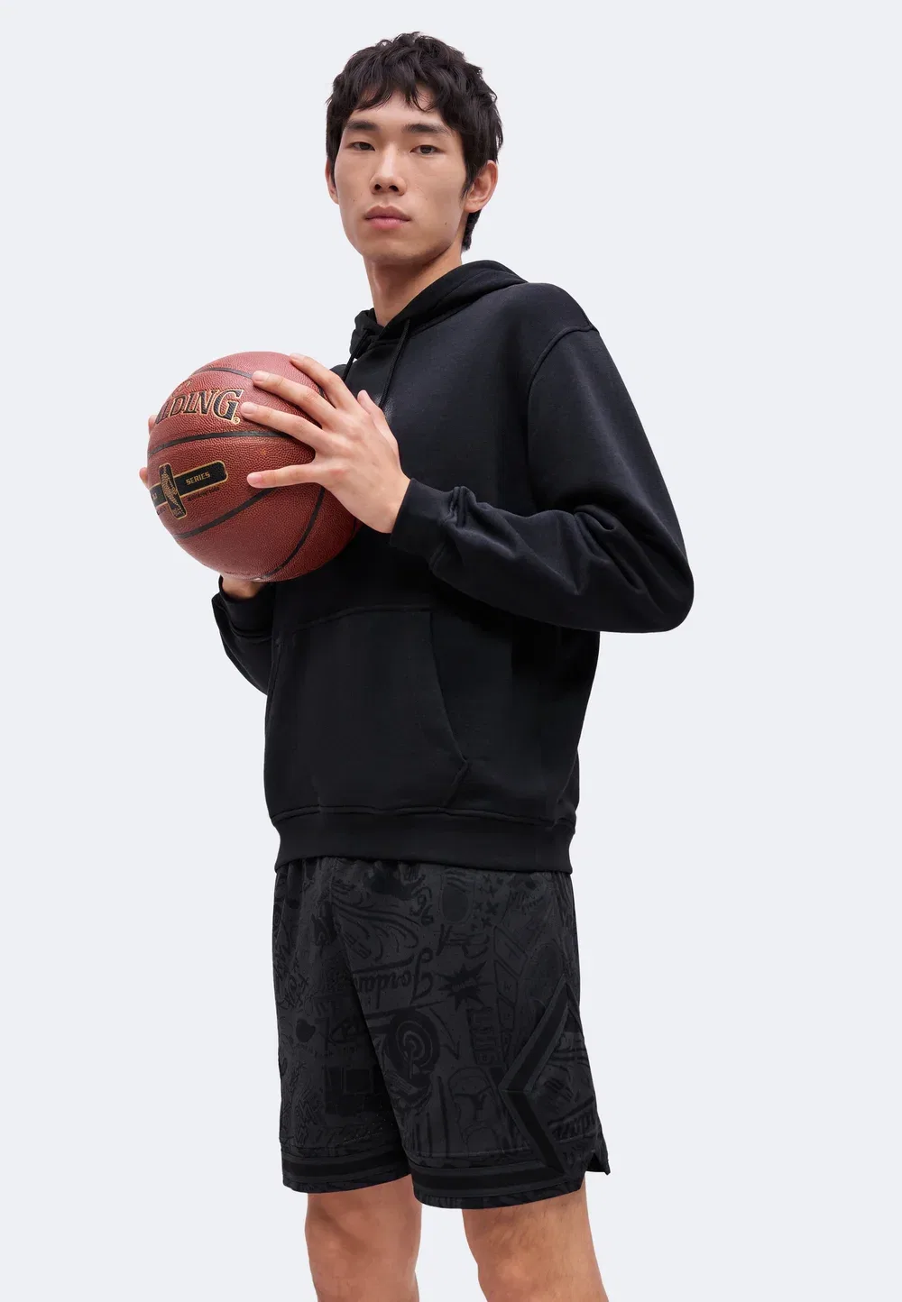 Спортивные шорты Diamond short aop Jordan, Off Noir/Black — фото 4