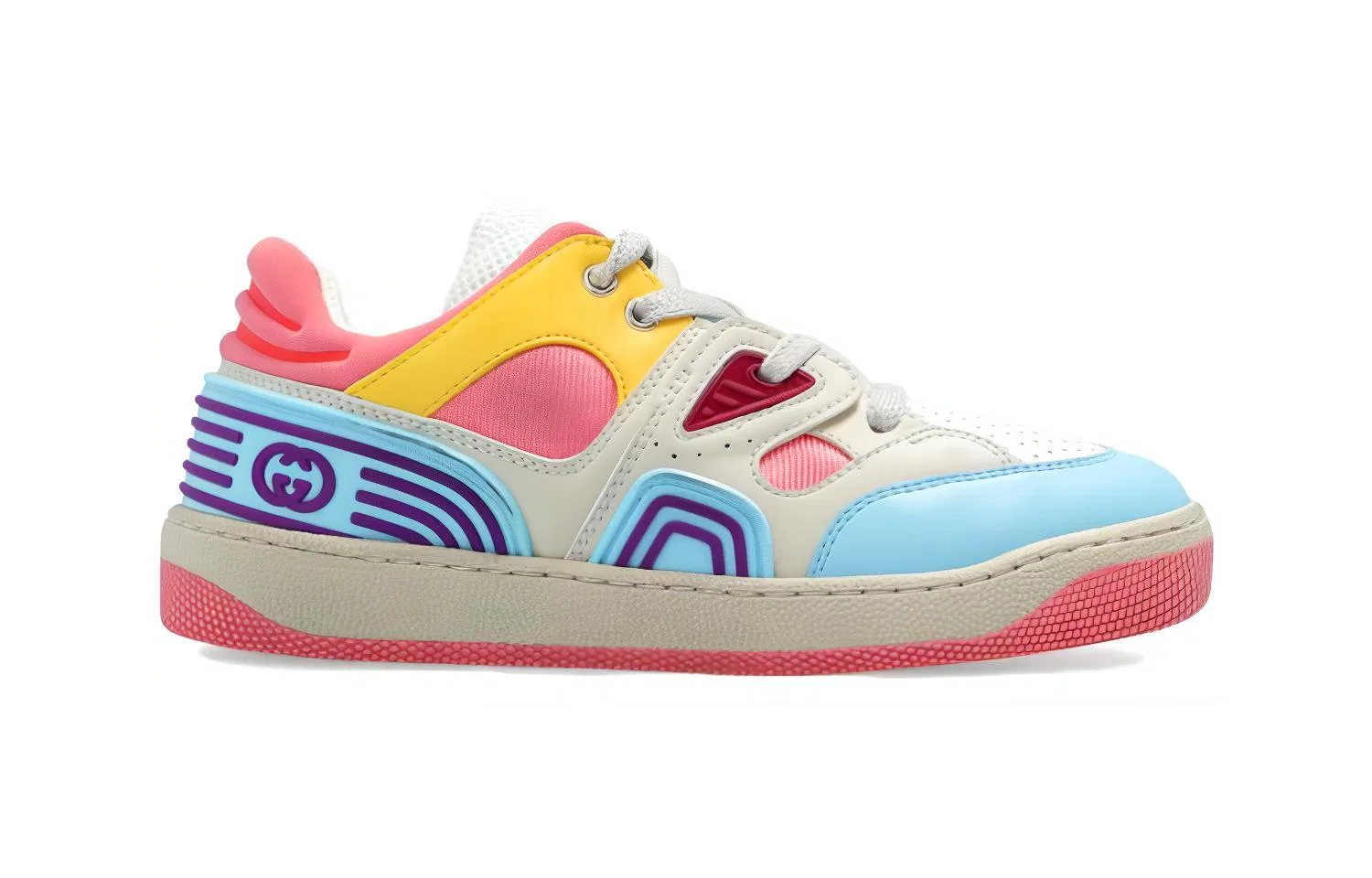 Детские кроссовки GUCCI Basket с низким верхом, GUCCI, Multicolor — фото 3