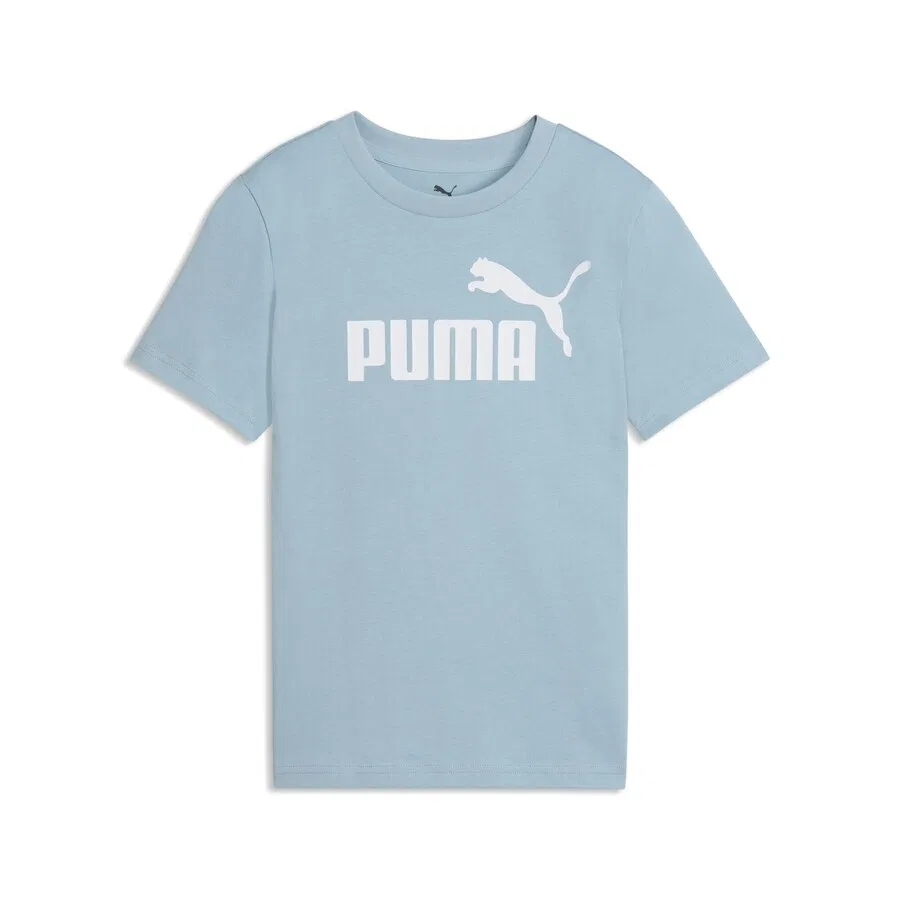 Футболка PUMA 'ESS No. 1' светло-голубого цвета