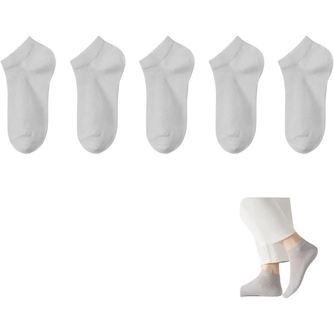 Детские носки-гольфы набор 5 пар Lanza, 5 Pack Gray