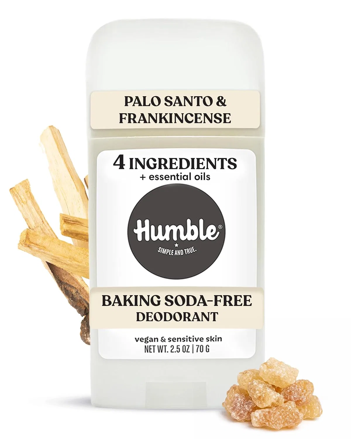 Дезодорант-стик Palo Santo and Frankincense, Humble Simple And True, 91 г Humble Simple And True.