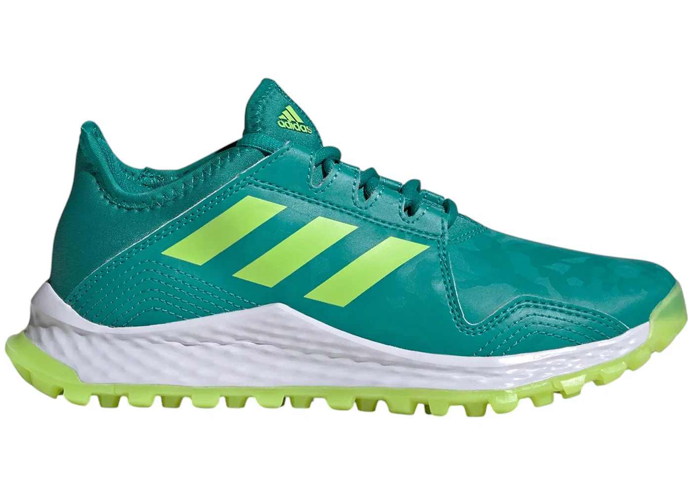 Детские кроссовки для активного спорта Adidas Hockey Youngstar, Pure Teal Lucid Lemon Core Black