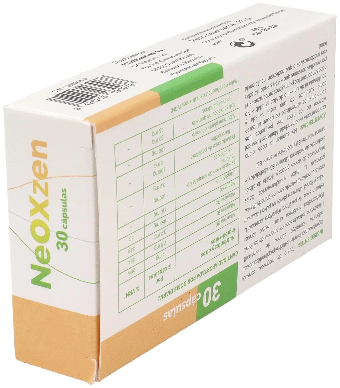 Капсулы Neoxzen 30 шт, FisioPharma, Colourful