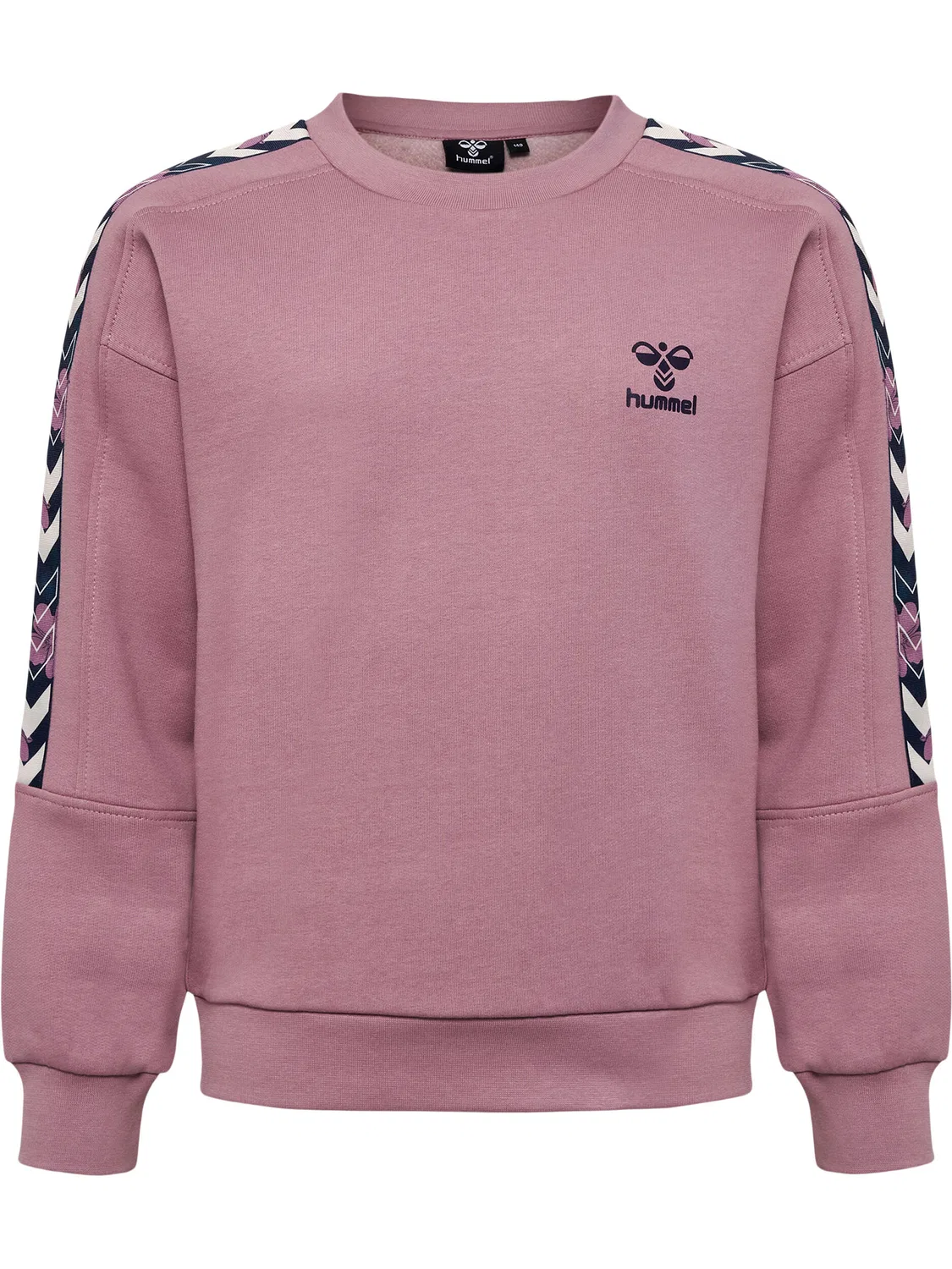 Детский свитшот с длинным рукавом Hmlzoe Hummel, Violett Hellrosa Blutenblattbeige — фото 4