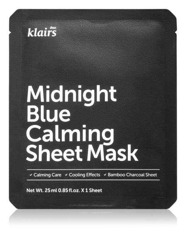 

Успокаивающая тканевая маска Klairs Midnight Blue Calming Sheet Mask