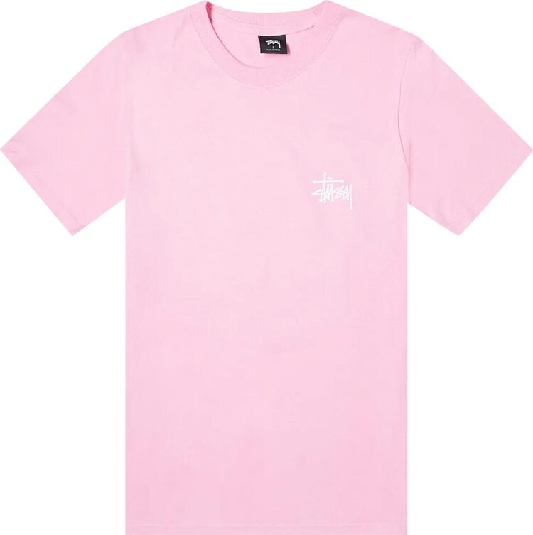 

Футболка Stussy Basic Tee 'Pink', розовый