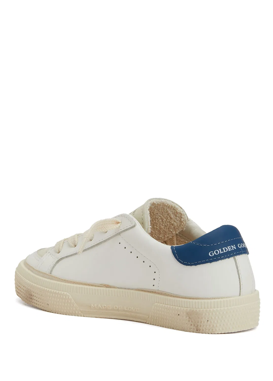 Кроссовки детские Golden Goose May, оранжево-белый — фото 3