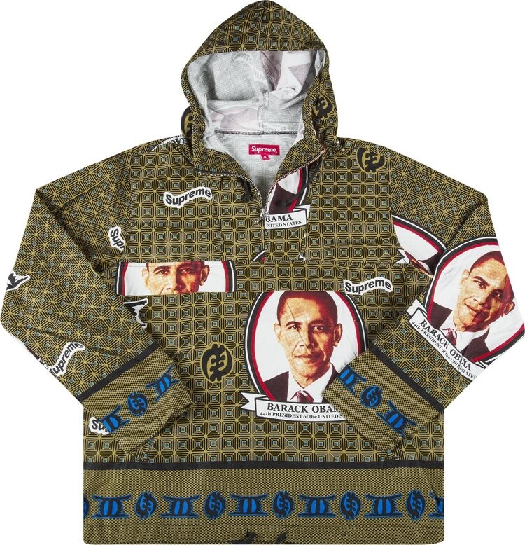 

Анорак Supreme Obama Anorak 'Green', зеленый