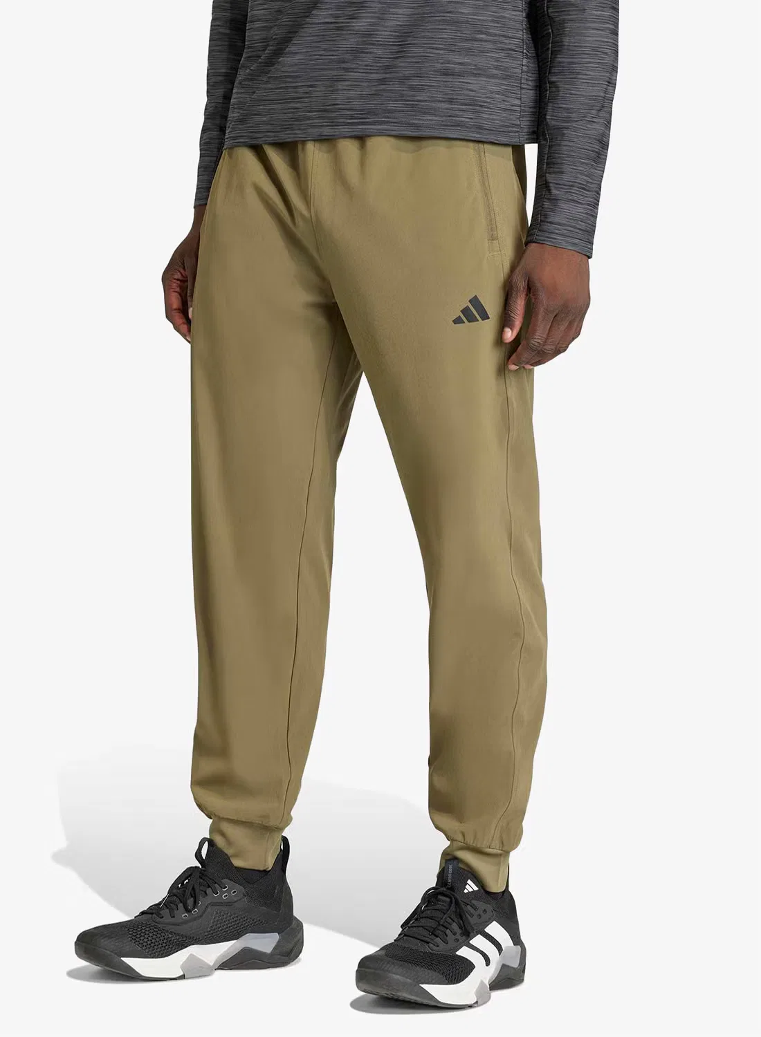 Штаны спортивные с технологией Climacool We Flex Wv Pt Adidas, оливковый