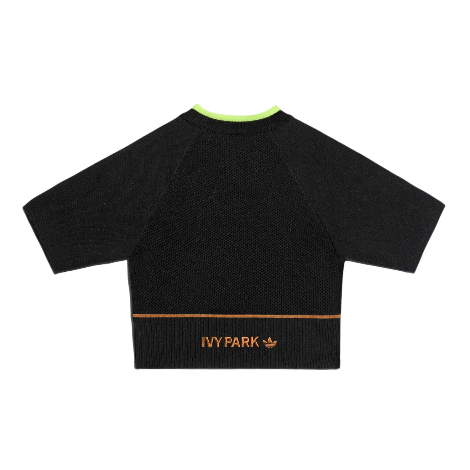 Вязаный укороченный топ Adidas Originals, Black — фото 2