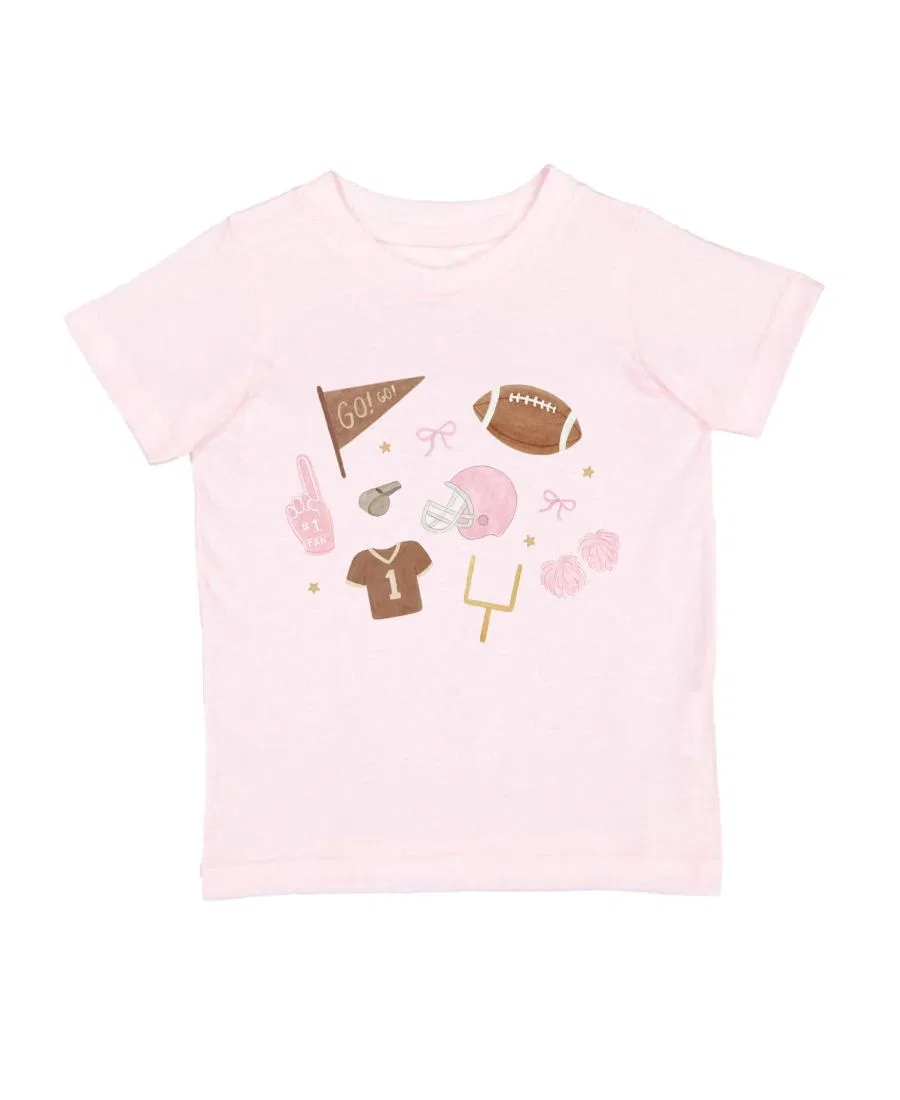 Футболка детская с коротким рукавом Game Day Icon Sweet Wink, Ballet Pink