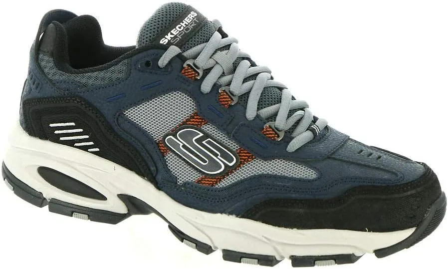 Туфли Skechers Men's Vigor 2.0 Nanobet Oxford, Navy Grey — фото 2