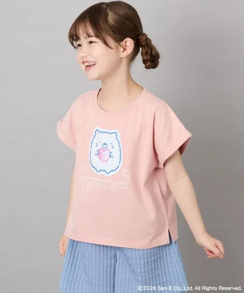 Детская футболка с пайетками Sumikko Gurashi Spangle T a.v.v, Mint — фото 2