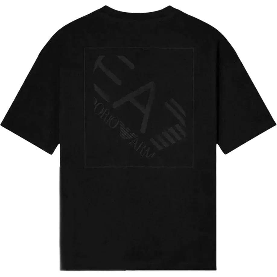 Футболка для детей с круглым вырезом Emporio Armani, Black — фото 3
