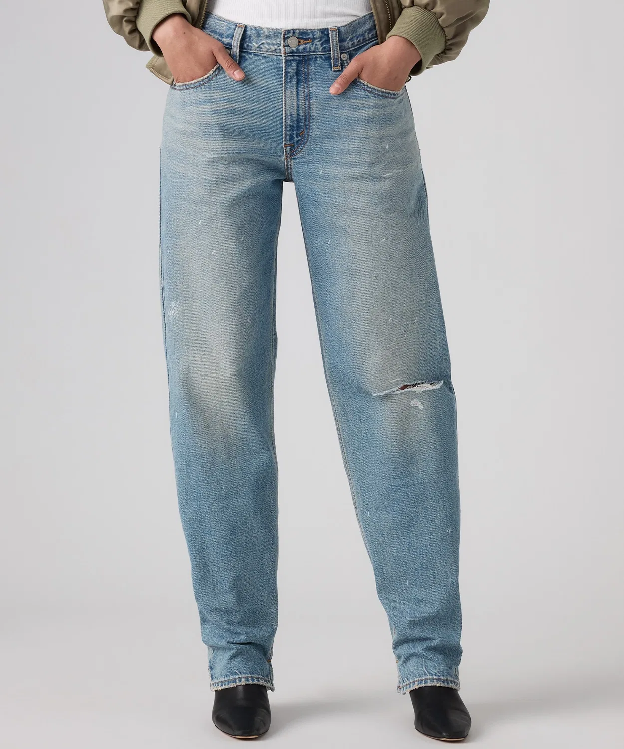 Женские джинсы свободного кроя с зауженным низом Loose Taper Levi's, Indigo Blue