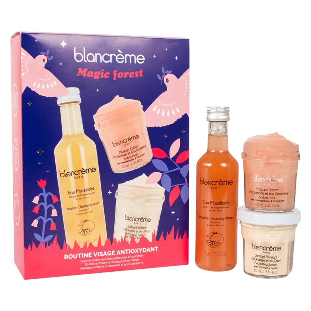 Набор для ухода за лицом Antioxidant Gift Set, Blancreme, 3 предмета, 340 г, Cranberry Magic Forest Pomegranate