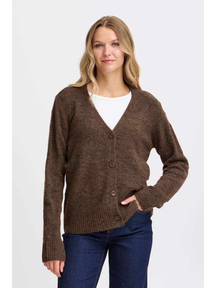 

Кардиган Fransa Strickjacke, коричневый