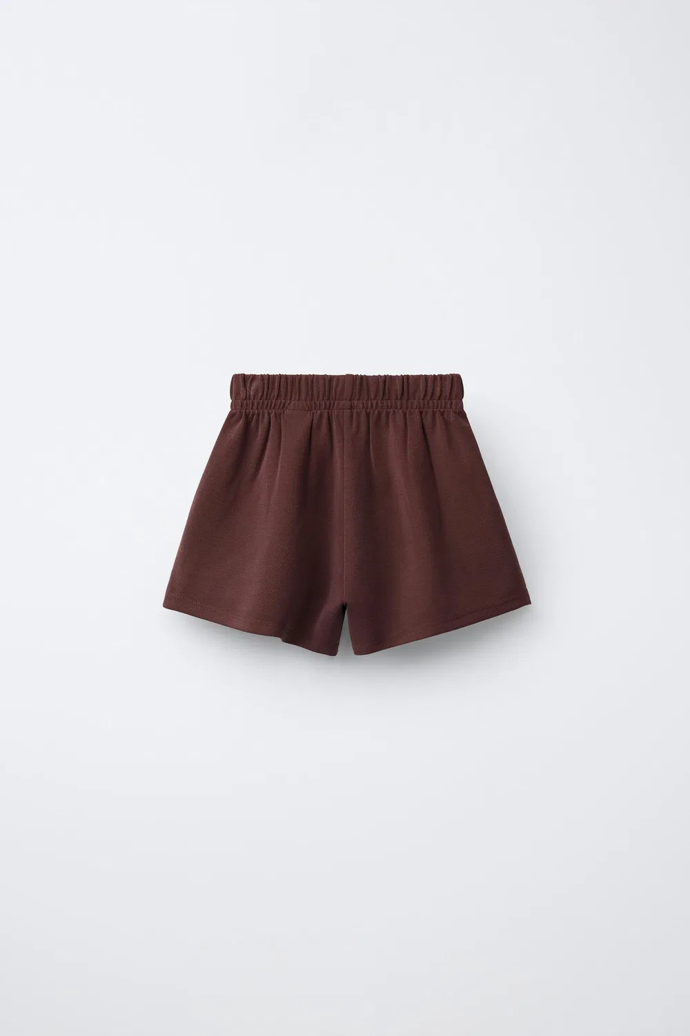 Бермудские шорты с контрастными боковыми полосами ZARA, Burgundy — фото 2
