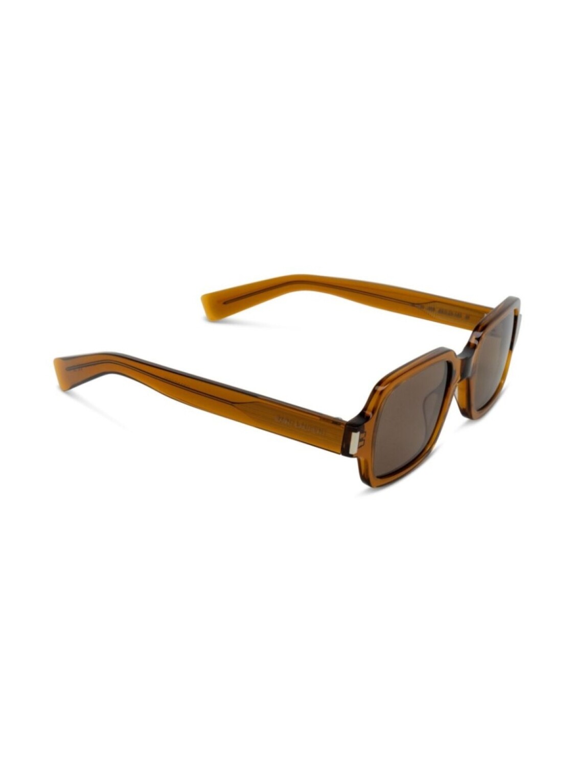 Мужские солнцезащитные очки Saint Laurent Eyewear, коричневый — фото 2