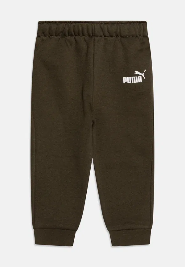 Спортивный костюм из хлопка и полиэстера Minicats raglan jogger unisex set, Puma, Dark Olive, оливковый — фото 3