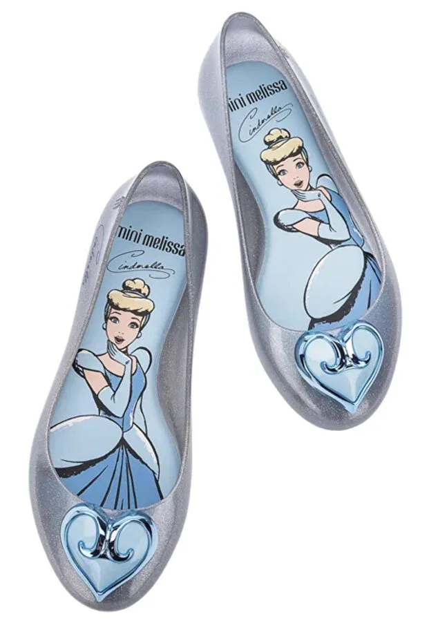Детские туфли для девочек с принтом Mini Melissa, Blue