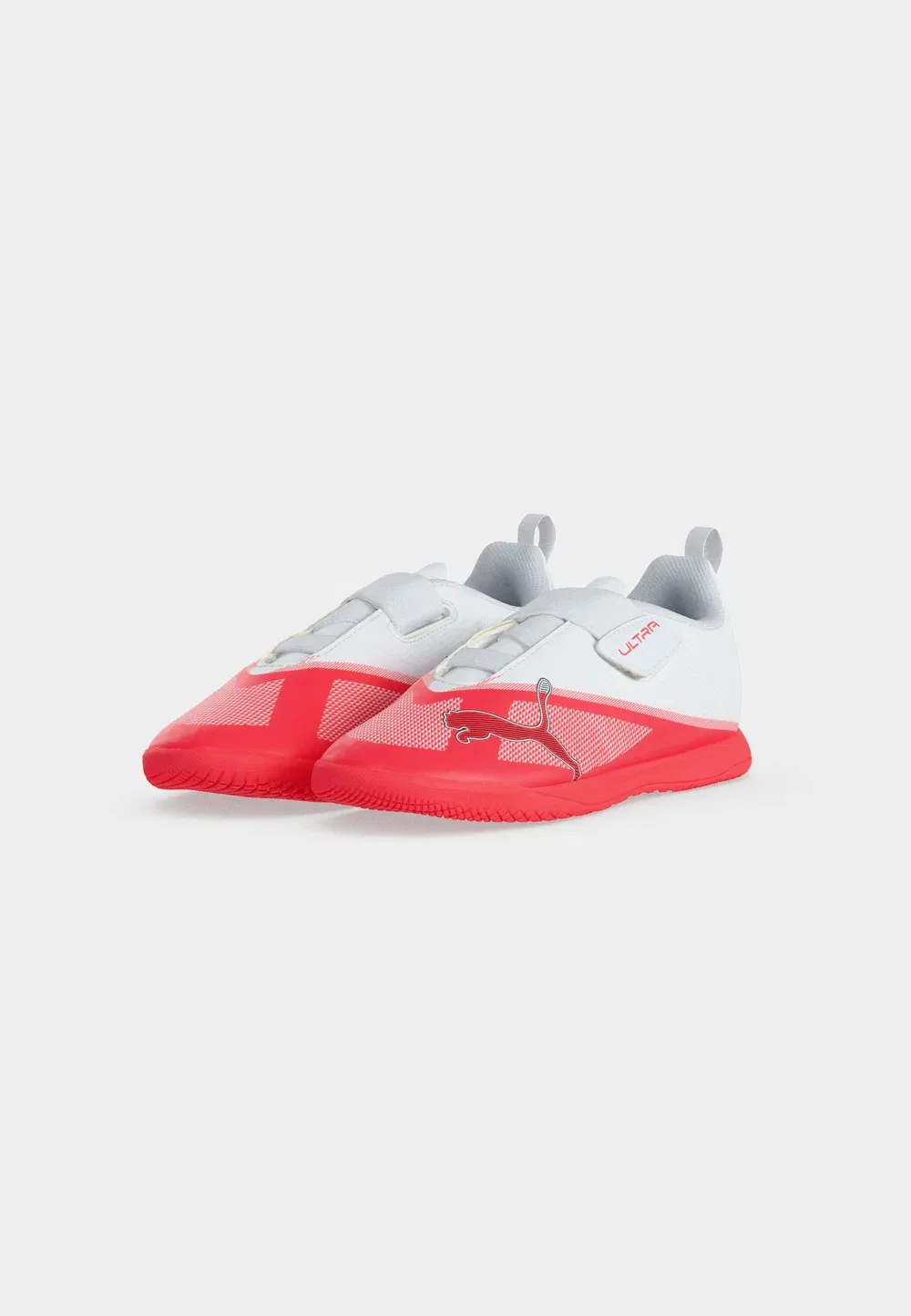 Футбольные бутсы Ultra 7 Play It Jr унисекс для игры в помещении Puma, Ultra Red/Black/White — фото 3