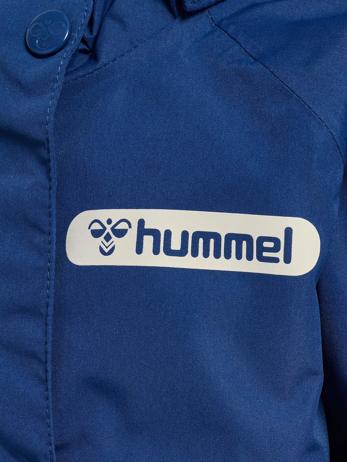 Детский дождевик с капюшоном Hmlmojo Hummel, Mitternachtsblau Navyblau — фото 3