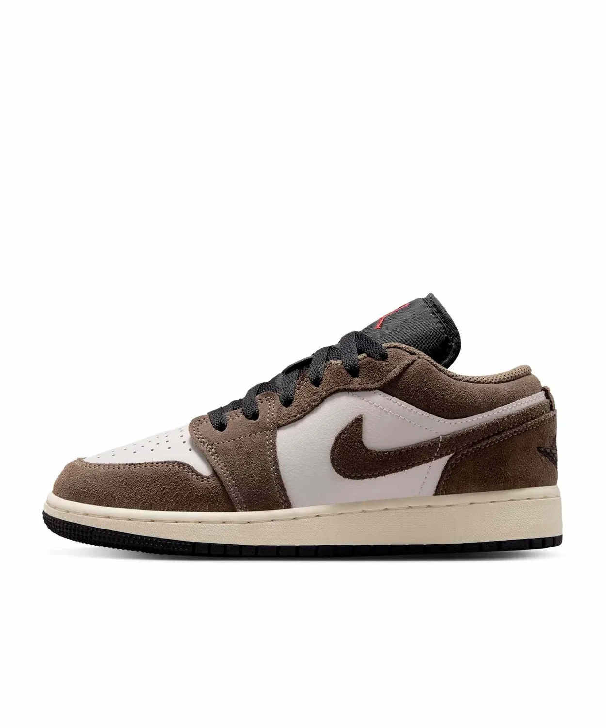 Детские кроссовки с кожаным верхом Air Jordan 1 Low Palomino JORDAN BRAND, Brown