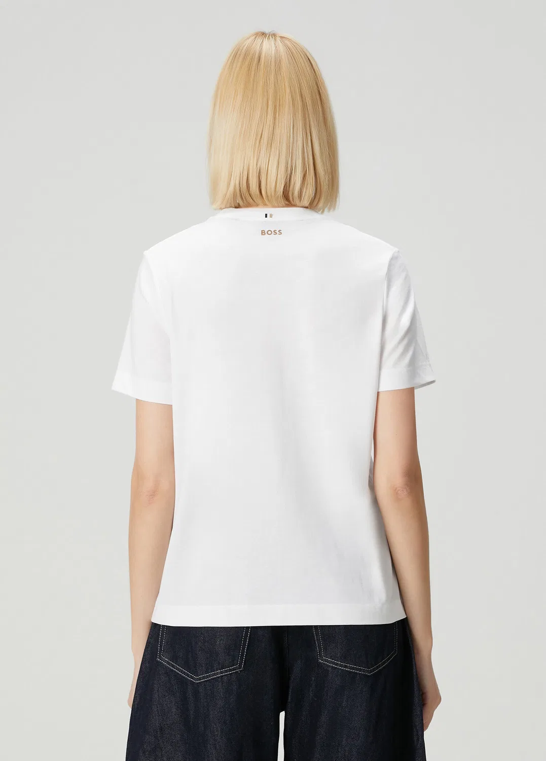 Футболка белая Boss, white — фото 4