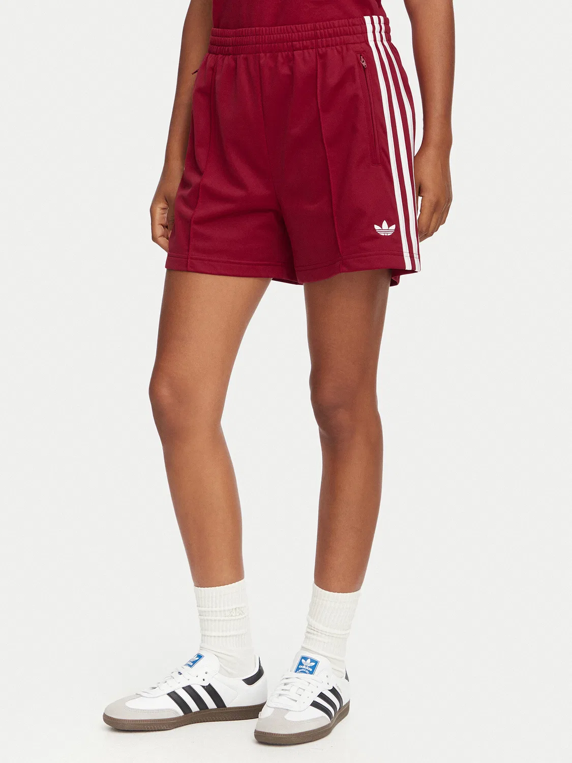 Женские спортивные шорты стандартного кроя Firebird Classic Adidas, красный