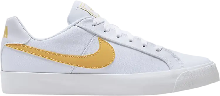 

Кроссовки Nike Wmns Court Royale AC Canvas 'White Topaz Gold', белый