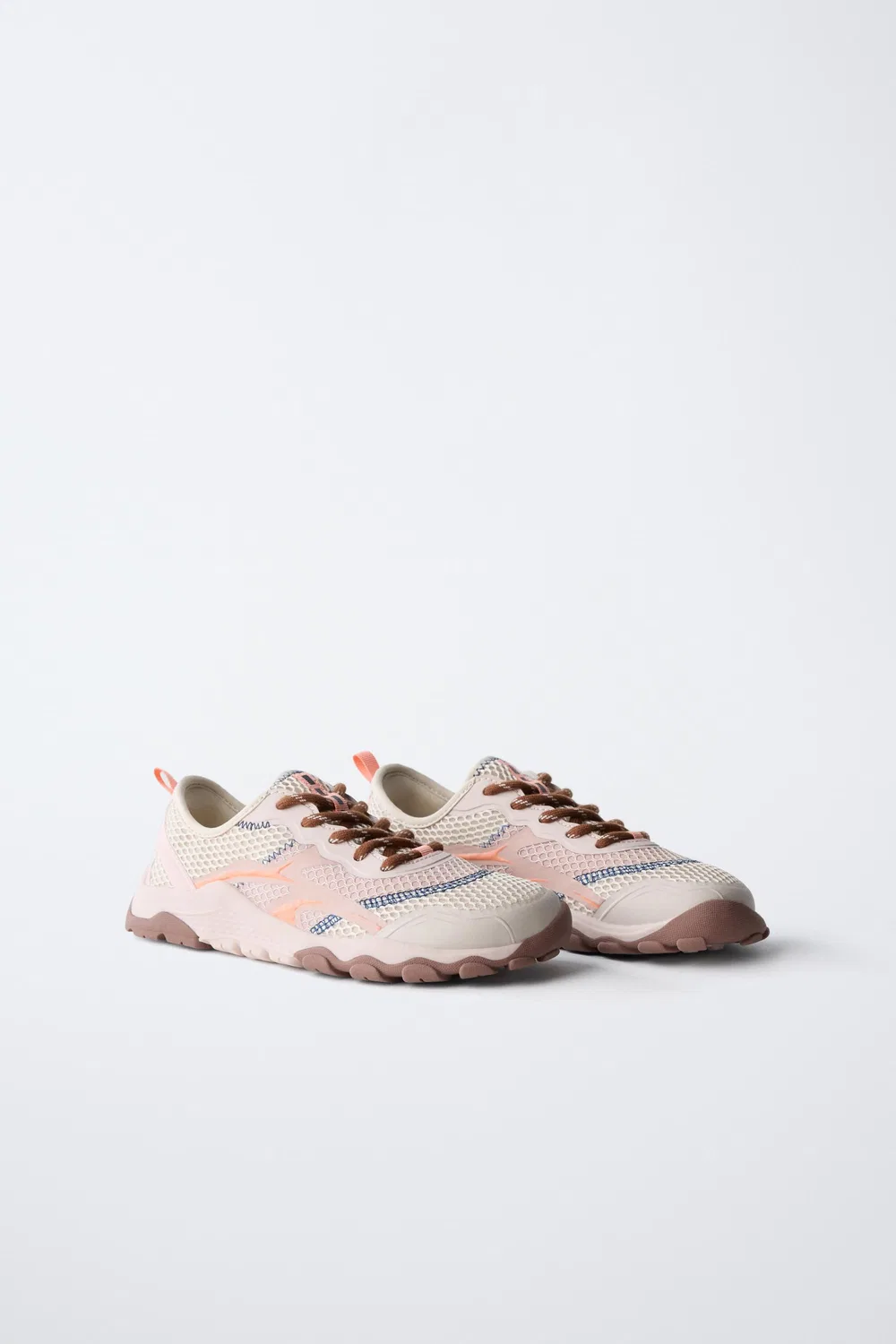 Кроссовки из сетчатой ткани для ходьбы босиком ZARA, Pink — фото 2