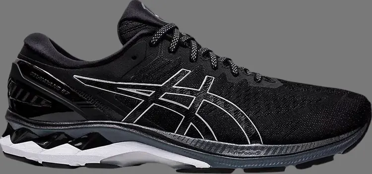 

Кроссовки gel kayano 27 2e wide 'black silver' Asics, черный