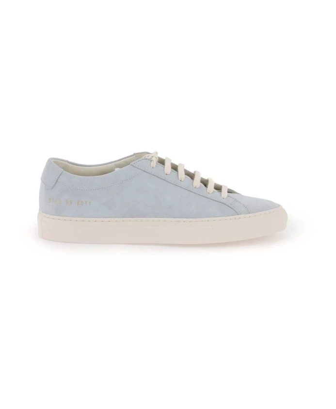 

Оригинальные замшевые кроссовки Achilles Common Projects, синий