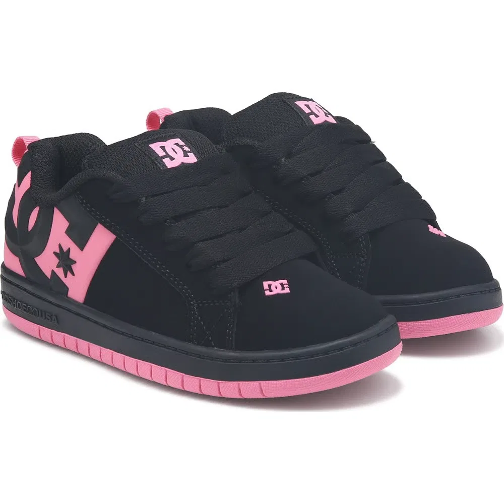 Детские кроссовки Court Graffik Dc Shoes, Black/Pink