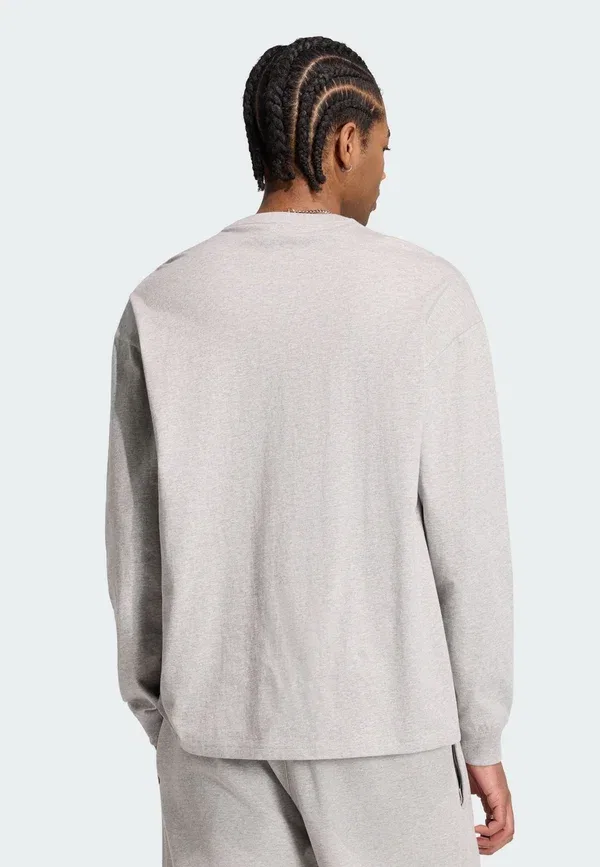 Футболка с длинным рукавом Trefoil essentials - топ с длинным рукавом Adidas Originals, серый — фото 2