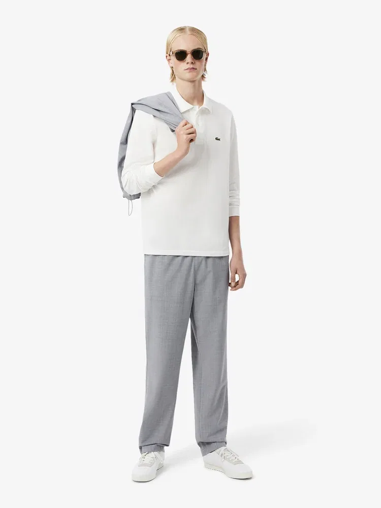 Чиносы фланелевые модель HH9224 LACOSTE, Silver
