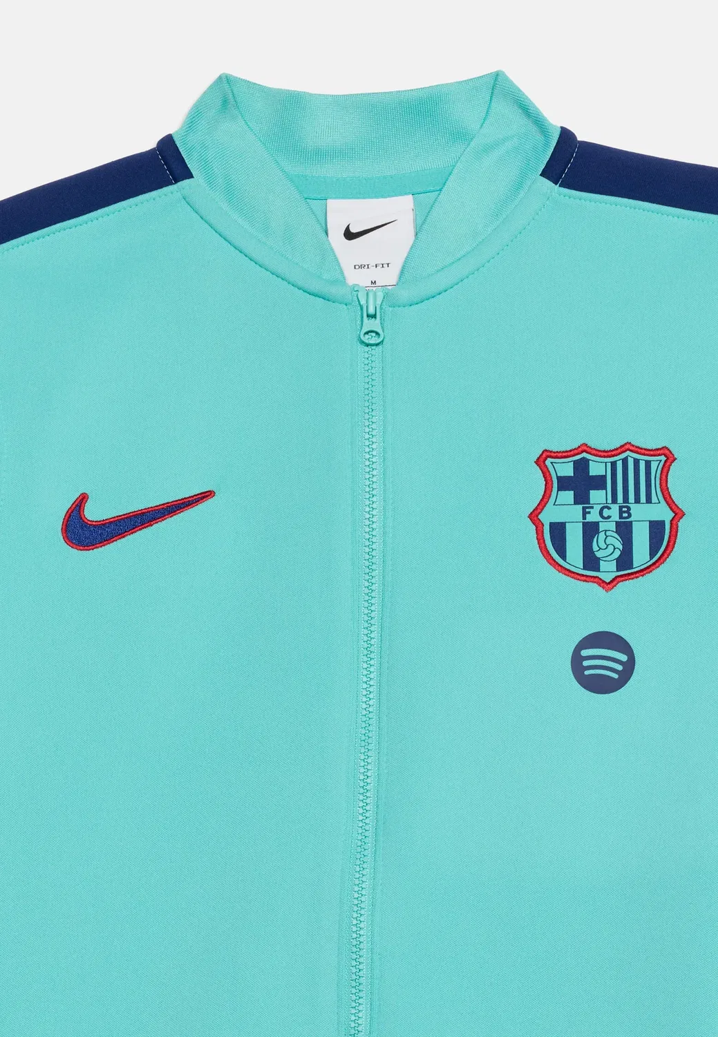 Спортивный костюм «Барселона» унисекс, третий размер - клубная одежда Nike Performance, Green Frost/Loyal Blue/Gym Red/Loyal Blue — фото 4