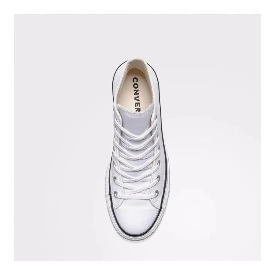 Кеды с высоким берцем из кожи Converse Chuck Taylor All Star Lift Hi, Белый