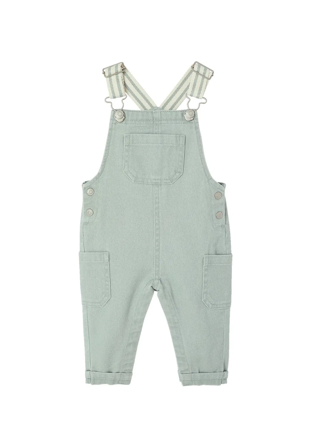 Baby latzhose jungen - комбинезон Vertbaudet, Salbeigrün
