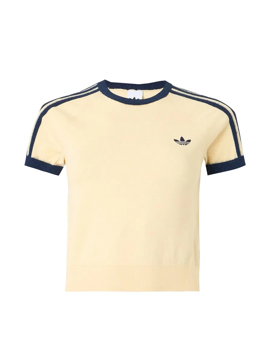 Свитер ADIDAS ORIGINALS кремового цвета
