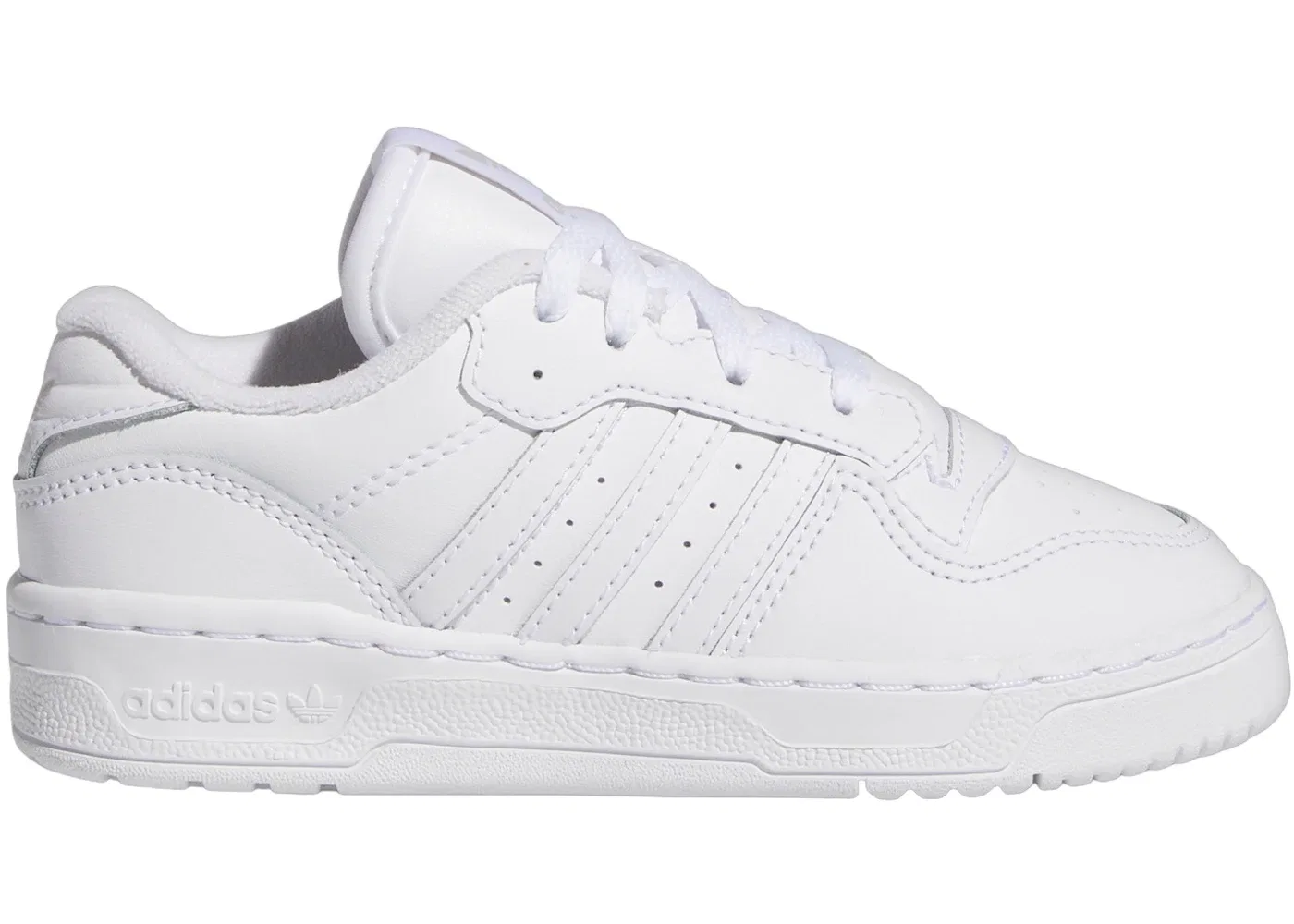 Детские кроссовки с низким верхом Adidas Rivalry Low, Cloud White/Cloud White/Grey One