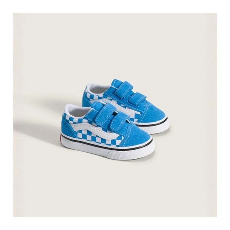 Детские повседневные кроссовки с классическим дизайном Old Skool V Vans, Синий — фото 2