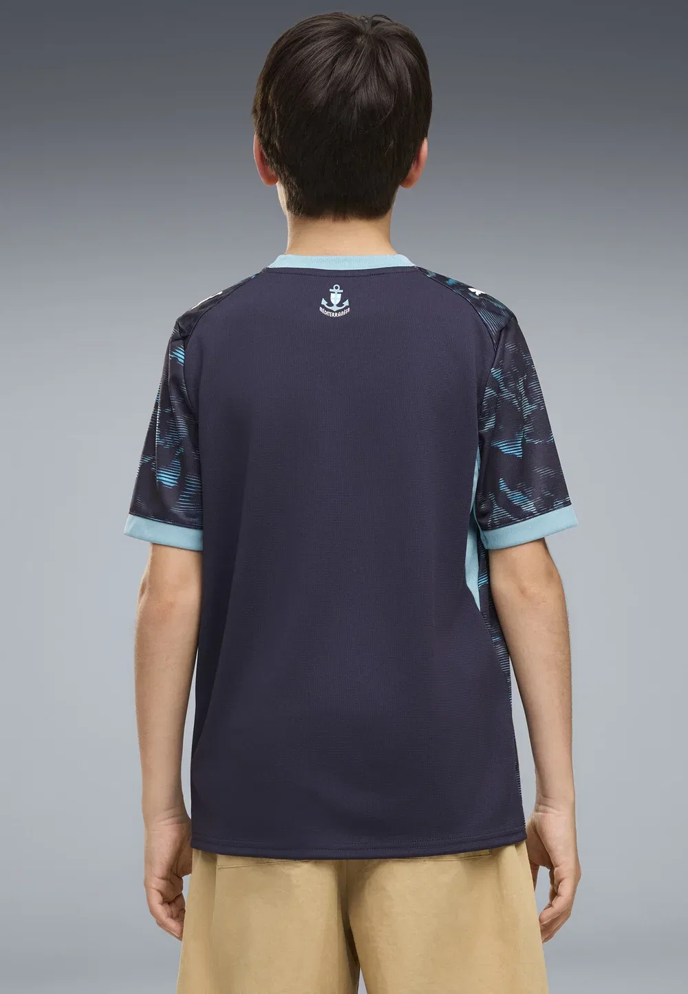 Olympique de Marseille 26/27 auswärtstrikot унисекс - клубная одежда Puma, New Navy-Baltic Sea Blue — фото 3