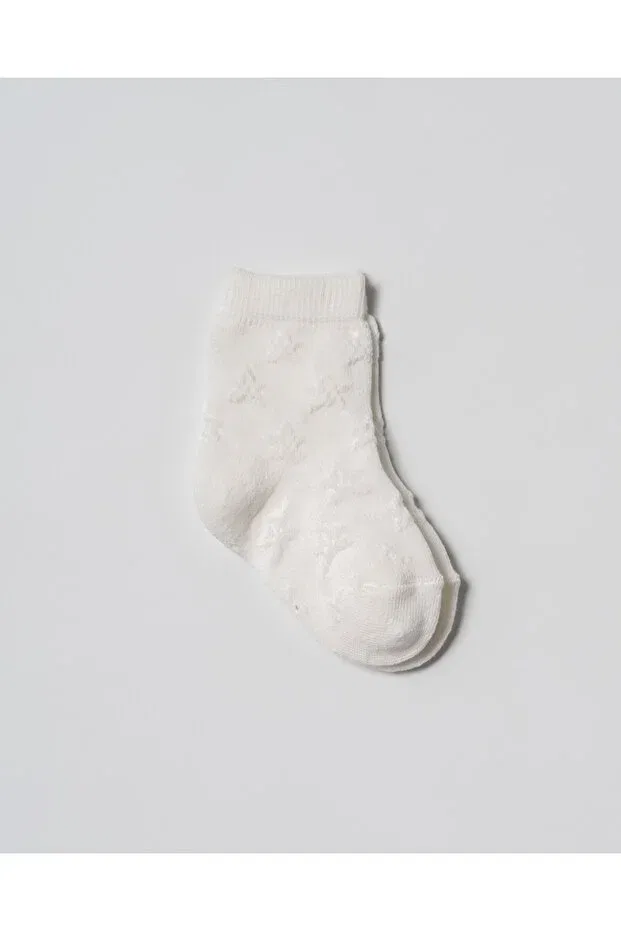 Детские носки для новорожденных хлопковые с рисунком 6 пар Babycosy Organic Wear, Multicolor — фото 4