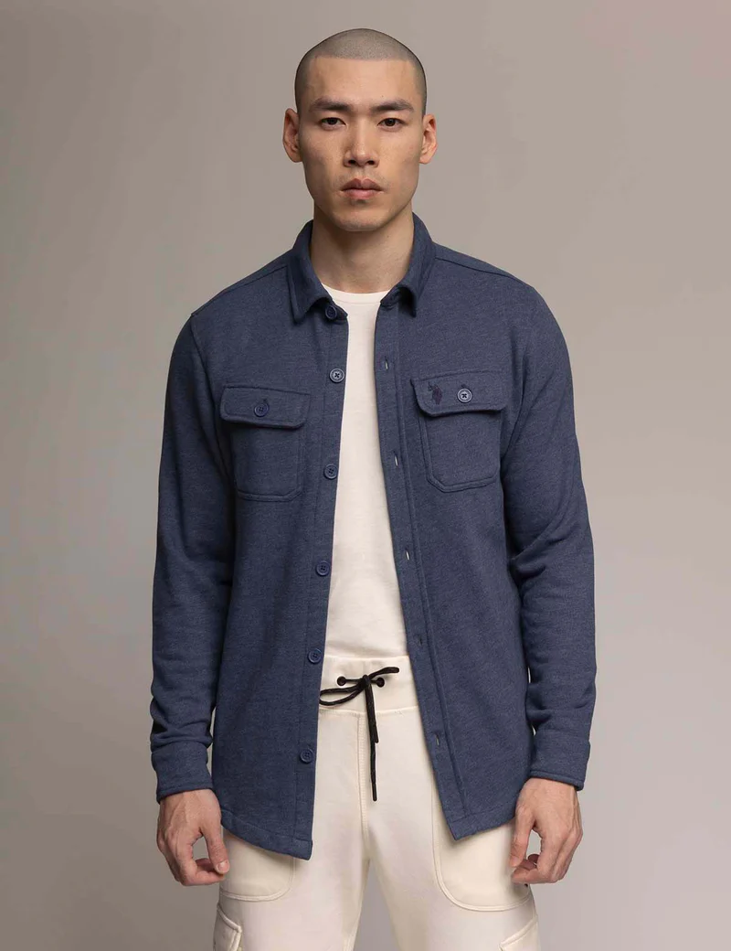 

Куртка U.S. Polo Assn White Label French Terry, темно-синий